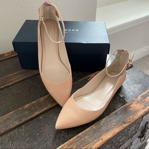 Cole haan nude pointed flat